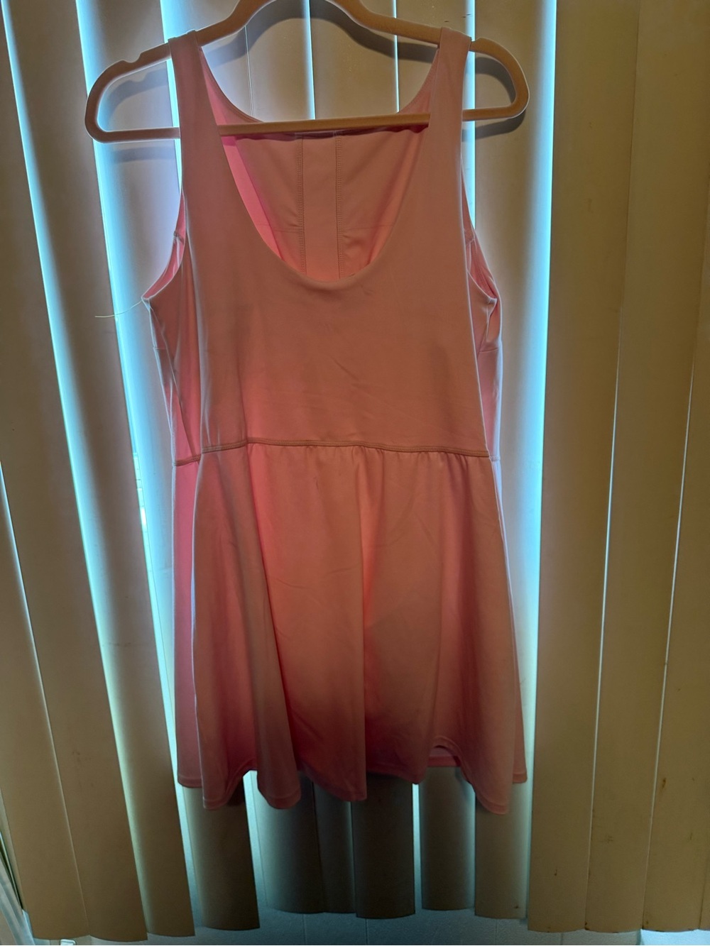 Pink Sleeveless Scoop Neck ATHLETIC Dress